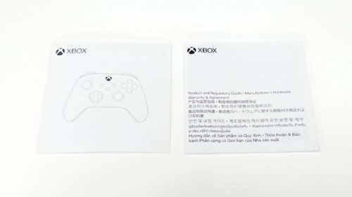 Xboxワイヤレスコントローラーの説明書